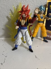 Dragon Ball Action Figure Lot Assembled Goku Figure-rise, Vegeta, Gogeta SS4