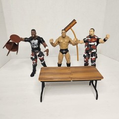 2001 Jakks A Cold Day in Dudleyville WWF Set Rock D-Von Buh Buh Ray Dudley Compl