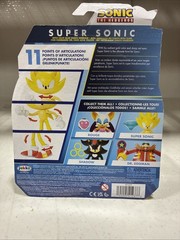 Sonic the Hedgehog – Super Sonic w/Chaos Emerald 4″ DAMAGED PACKAGE SEE PICS