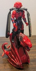 Vintage 1996 Galoob Dragon Flyz Dread Wing Black Heart Launcher Figure Toy