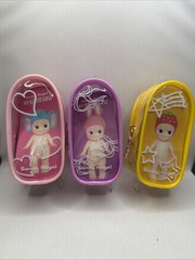 Sonny Angel My Bestie Carrying Case Pink, Purple, Yellow – Broken Keychain Clip