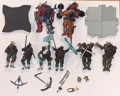 2024-25 Joy Toy TMNT Teenage Mutant Ninja Turtles 8 Action Figures & Accessories