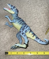 T-Rex Dinosaur Lot Of 3 See Pics Made In Indonesia Plastic