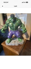 Hulk Plastic Figure Green/Purple w/ Gray Base Comic Book Heroes 11 inches