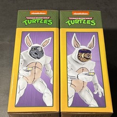 TMNT Bebop & Rocksteady Easter Bunny Suits NEW Loot Crate Exclusive Neca