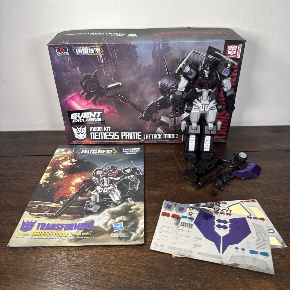 Flame Toys Furai Model Kit Nemesis Prime Attack Mode Transformers 2018 Assembled