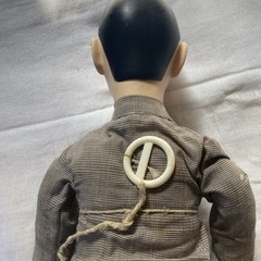 Vintage Pee Wee Herman Pull String Talking Doll 18″ Voice Distorted w/Bunny Suit