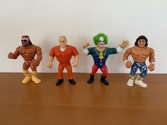WWF Hasbro 31 Loose Figures Lot Adam Bomb Ludvig Borga Owen Hart Doink And More