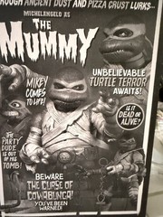 NECA TMNT Universal Monsters B&W Lot Of 3 Mummy Invisible Creature New Sealed