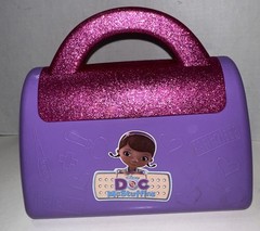Disney Jr Doc McStuffins Doctor Kids Medical Pretend Play Purple Bag with Sounds