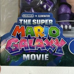 Jakks Pacific Nintendo Super Mario Galaxy Movie Chomping Wonder Bowser Jr. NIB