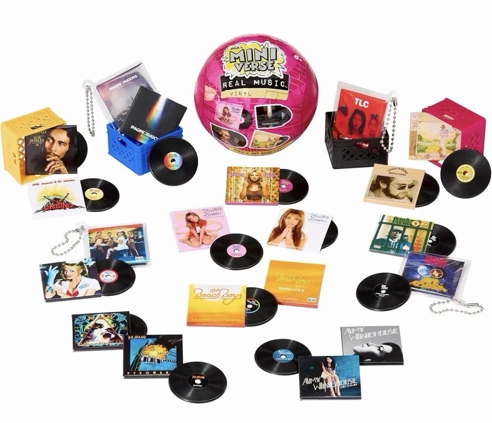 Miniverse Real Music Vinyls ** YOU PICK ** New Sealed ** POSSIBLE FREE KEYCHAIN!