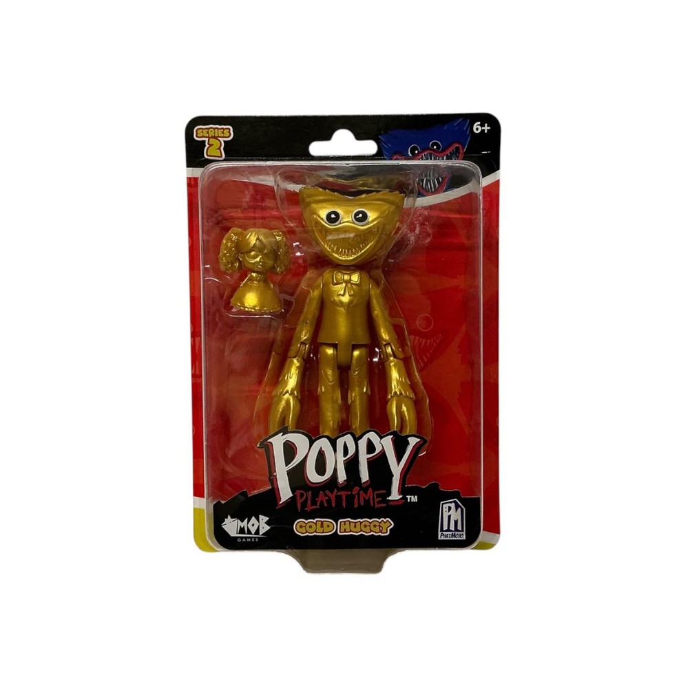 Poppy Playtime Series 2 Rare Gold Huggy Wuggy Figure NIB