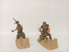 1974 Mattel heroes in Action Soldiers: 6-10