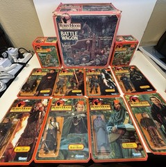 Kenner Robin Hood Battle Wagon Net Launcher Bola Bomber Figures Sealed! Lot (B)