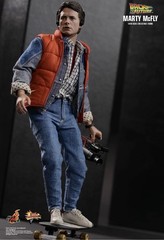 HOT TOYS MMS257 BACK TO THE FUTURE MARTY MCFLY 1/6 Like new Rare