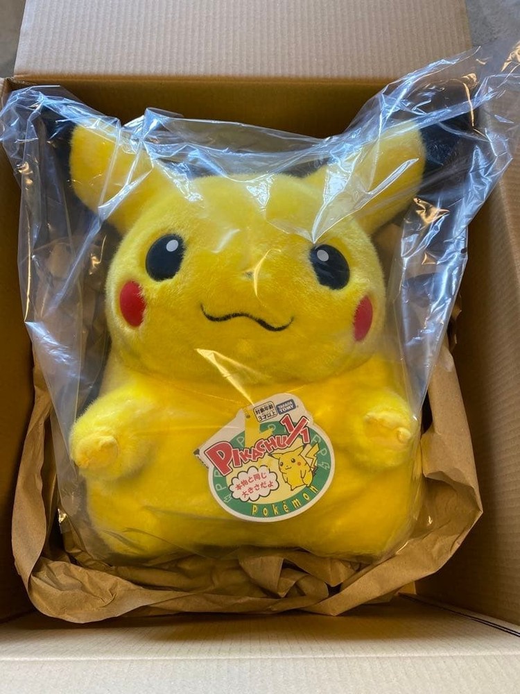 Pokemon 30th Anniversary Welcome Back! Pikachu Plush 1/1 Size Japan New