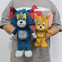 Tom and Jerry Plushies 32cm Tom 23cm Jerry Stuffed Dolls Movie Series Plush