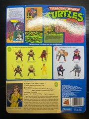 🔥 TMNT April O’Neil Bundle – 4 Sealed Vintage Figures (Blue Stripe Variant) 🔥