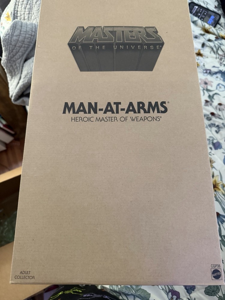 Mattel Masters of the Universe Man-At-Arms Action Figure Adult Collector. Sealed