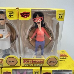 Bobs Burgers Figure Set Of 5 Culturefly Bob, Linda, Tina, Gene New