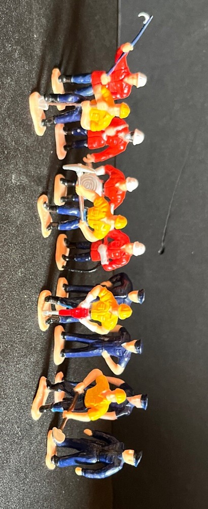 12 Mini Plastic Working Men Figure 1.5 in