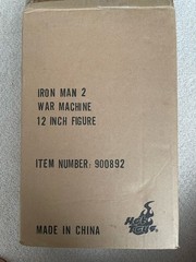 Hot Toys War Machine Iron Man 2 1:6 12in Action Figure w/ Gun & Stand