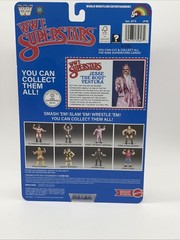 Mattel WWE Superstars Jesse “The Body” Ventura Blue Card Figure + Poster LJN