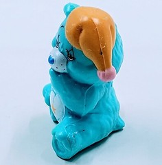 Vintage 1983 AGC – Care Bear Bedtime Bear Sleepy Reading 2″ PVC Figure Figurine