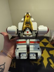 1994 Mighty Morphin Power Rangers White Tigerzord & Ranger Deluxe 98% Complete