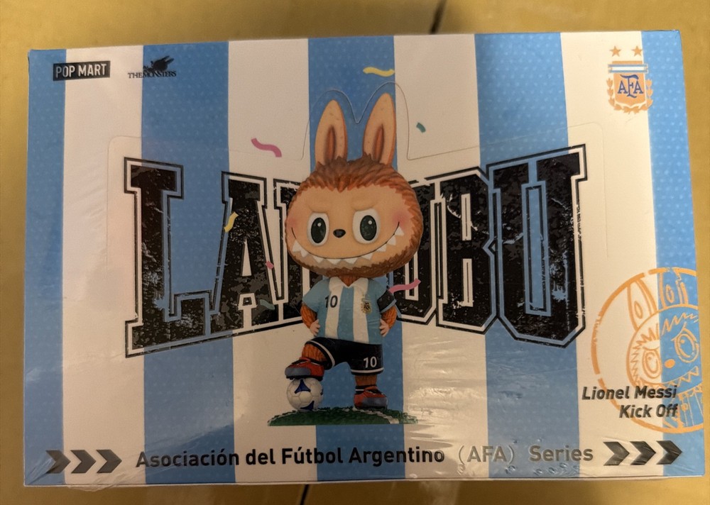 Labubu Soccer Agentina Case Of 6 Messi Futbol Football
