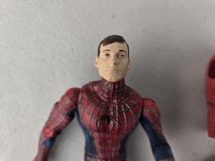 Spider-Man Wrestler Tobey Maguire Action Figure 2002 Complete See Description
