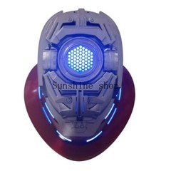 1:1 Iron Man MK5 Helmet LED Base Stand 5.2 Bluetooth Speaker Breathing Light New