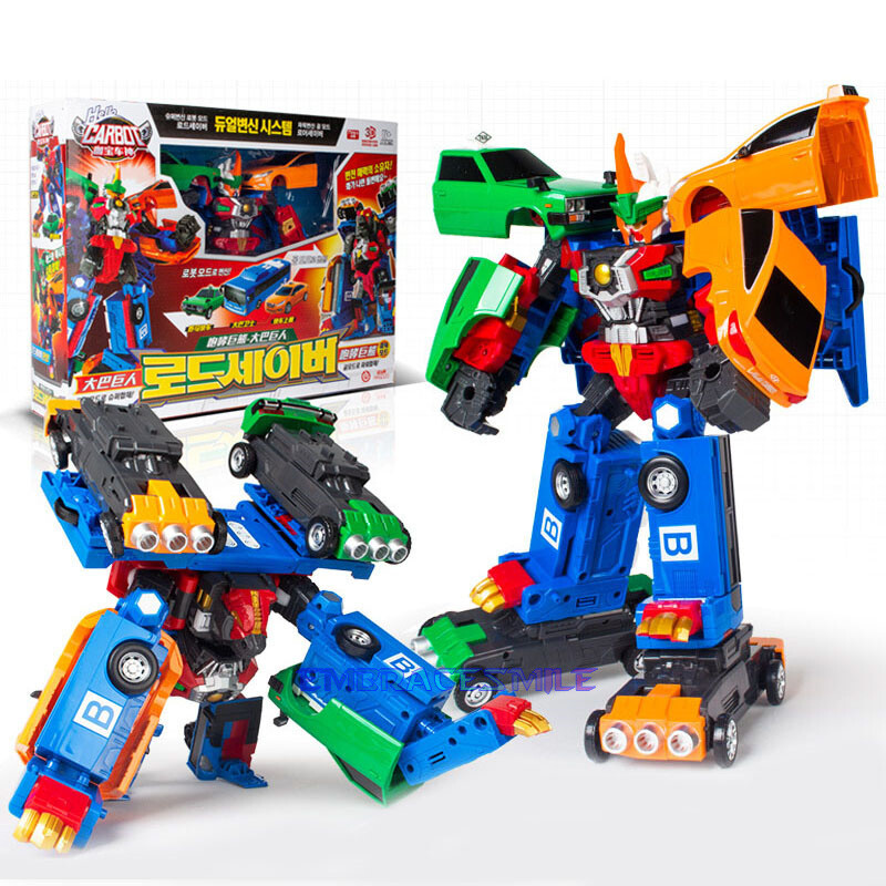 Hello Carbot Road Saver Saber Bear Transformation Robot figure Car Toy No Box