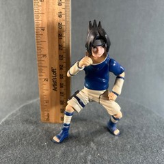 Naruto Sasuke Uchiha Action Figure 2002 Mattel Shonen Jump Anime Manga