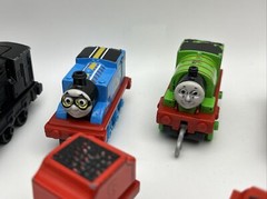 Lot Of 7 Thomas The Tank Engine Train Die Cast Metal Plastic Connectors-READ-