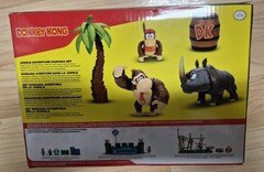 DONKEY KONG Jungle Adventure Diorama Set DK Diddy Kong Rambi 2.5″ Jakks New