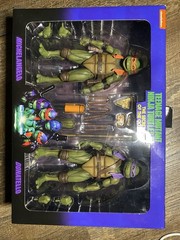 NECA TMNT II Secret of the Ooze Michelangelo & Donatello Set w/ Weapons