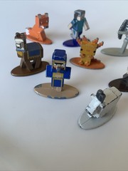 Minecraft Nano Metal Figures Jada Toys Metal Die Cast Mini figures Lot of 8