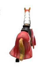 Simba Medieval Kingdoms Jousting Knight Horse Figure Red/Silver & Black/Purple