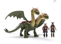 How to Train Your Dragon Hideous Zippleback Ruffnut & Tuffnut Premium Figure Set