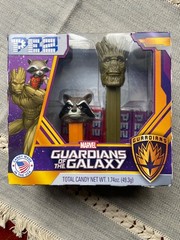 PEZ Dispensers Marvel Guardians of Galaxy Rocket Raccoon Groot Collectible New