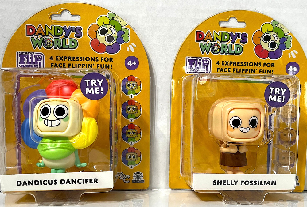 Dandy’s World Dandy & Shelly Flip Ems Collectible Sensory Play Toys CultureFly!!