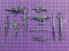 Vintage Imperial Dragons Knights And Daggers Lot Of 9 Silver Weapons (x9)