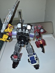 Transformers Combiner Wars Menasor With Upgrades with Legends Dead End. READ