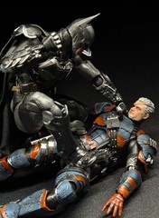 LPZZ DC Batman Arkham Knight V8.04 & Deathstroke Sets 1/12 Action Figure Toy New