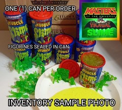 Masters of the Universe MOTU Slime can WITH Reproduction SLiME – Mattel Super7