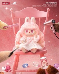 POP MART THE MONSTERS Hair Salon Series Vinyl Plush Doll Pendant Sealed New