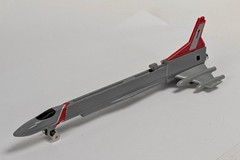 Vintage Ultraman Ultrahawk Space Ship Die Cast Metal And Plastic