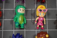 Lot of 20 Stumble Guys Mini Figures Rares Metallic Barbie DIRAMIX